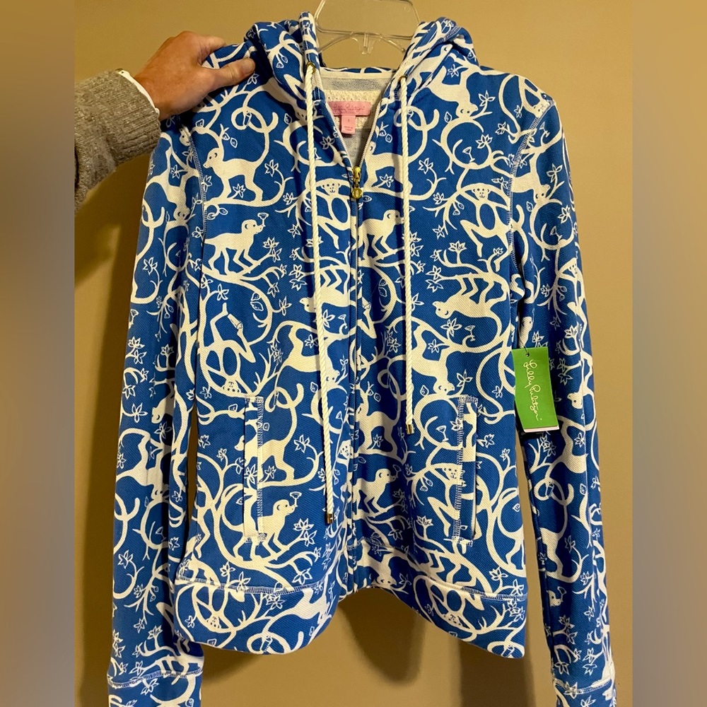 Lilly Pulitzer Full Zip Hoodie, New with Tags, women’s size small